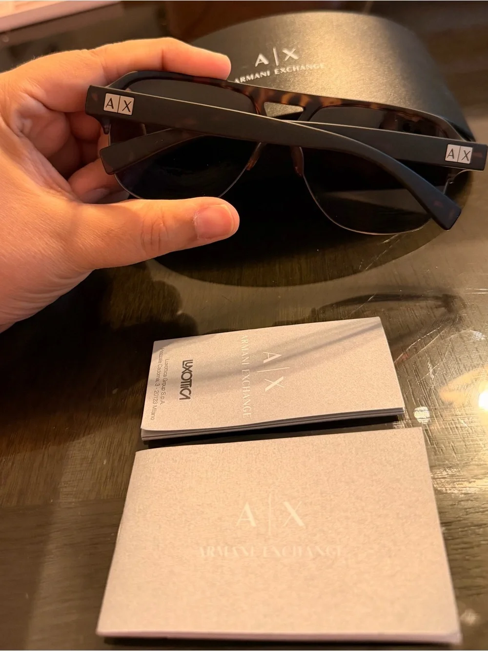 Armani Exchange Brown Frame Sunglasses Used in good condition